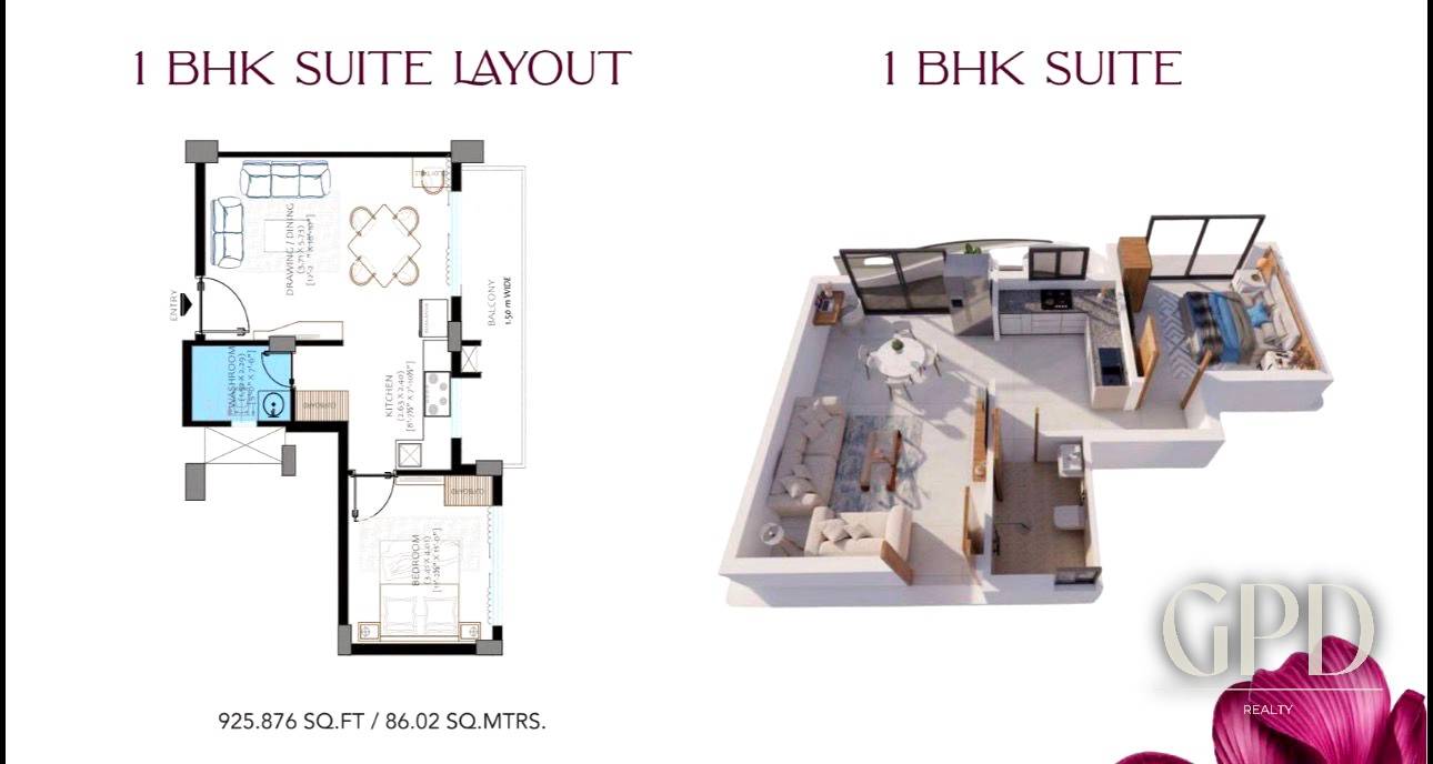 1 BHK Fully Furnished Apartment in Margao photo 2